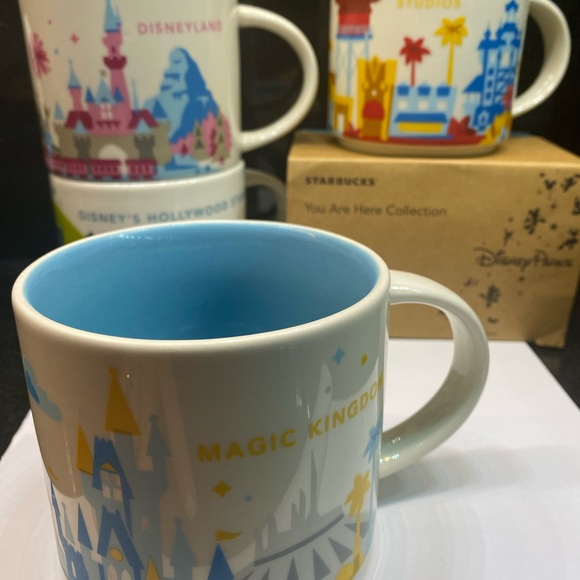 Starbucks Disney Mugs. hollywood. epcot. magic YAH - Picture 9 of 16